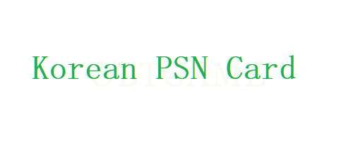 Korea psn card discount
