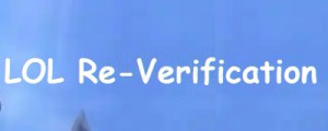 League Of Legends Valorant KR Account Inactive Re-Verification