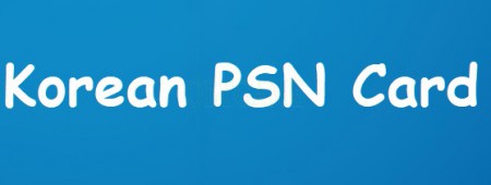 South Korea PlayStation Network Card/Code Korean PSN Card