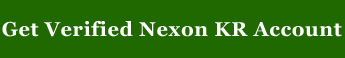 Buy Verified Nexon Korean Account